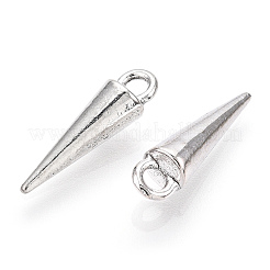 合金ペンダント  コーンチャーム  アンティークシルバー  16x4mm&nbsp;FIND-PW0006-04AS