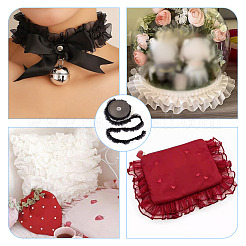 1Pc 2-Layer Pleated Satin Organza Ribbons&nbsp;ORIB-TA0001-06B