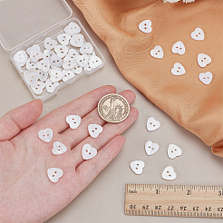 50Pcs 2-Hole Natural Shell Buttons&nbsp;BUTT-AR0001-24