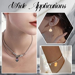 16Pcs 8 Styles Opaque Resin Pendants&nbsp;RESI-YW0003-17