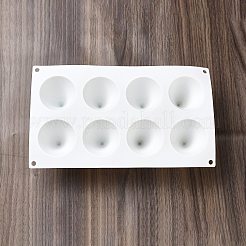 コーン diy キャンドル シリコン型  香りのよいキャンドル作りに  8つの空洞  ホワイト  29.5x17x7.3cm  穴：7mm  内径：5.9x7.1のCM&nbsp;LS-CAND-B002-15