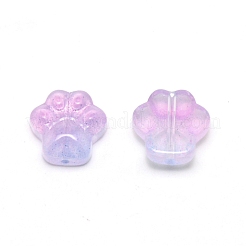 手作りランプワークビーズ  キャッツクロー  スミレ  13x13x5mm  穴：1mm&nbsp;LAMP-CJC0007-03
