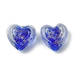 Luminous Handmade Gold Sand Lampwork Beads&nbsp;FOIL-B001-01