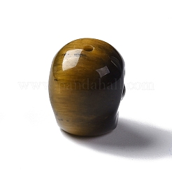 天然混合宝石ビーズ  スカル  染めと未染色の混合  13x10x11.5mm  穴：1mm&nbsp;G-I352-M