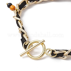 Halloween Aluminium Twisted Curb Chains Bracelets&nbsp;BJEW-TA00468