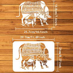 Plastic Drawing Painting Stencils Templates&nbsp;DIY-WH0396-529