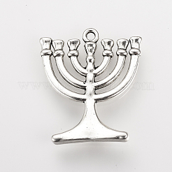 Tibetan Style Alloy Pendants&nbsp;X-TIBEP-Q078-41AS-NR