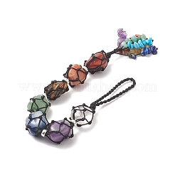 Chakra Gemstone Beads Pendant Decoration&nbsp;HJEW-JM00957
