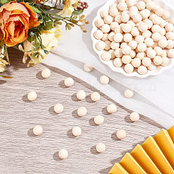 150Pcs Unfinished Wood Beads&nbsp;WOOD-PA0001-83A