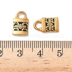 304ステンレススチールエナメルペンダント  ロックチャーム  イオンプレーティング（ip）  ゴールドカラー  13x8x2mm  穴：3x3mm&nbsp;STAS-I346-37G