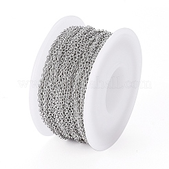 Tarnish Resistant 304 Stainless Steel Cable Chains&nbsp;CHS-H009-25P-A