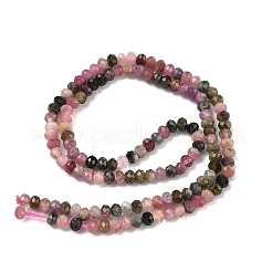 Natural Multicolor Tourmaline Bead Strands&nbsp;G-P279-77-4mm
