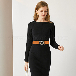 4Pcs 4 Colors Polyester Elastic Corset Belts with Alloy Ring Buckle&nbsp;AJEW-GO0001-40