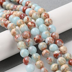 Synthetic Imperial Jasper Dyed Beads Strands&nbsp;X-G-D077-A01-01I