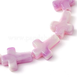 7個 7色クロスアクリルビーズストレッチブレスレット 女性用 男性用  ミックスカラー  内径：2インチ（5.1cm）  1pc /カラー&nbsp;BJEW-JB11434