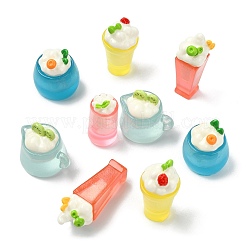 30Pcs 5 Styles Resin Cool Drink Miniature Display Decorations&nbsp;DJEW-CJ0001-21