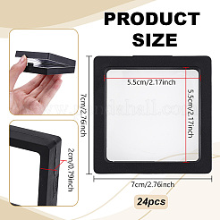 Square Transparent PE Thin Film Suspension Jewelry Display Boxes&nbsp;CON-WH0086-255