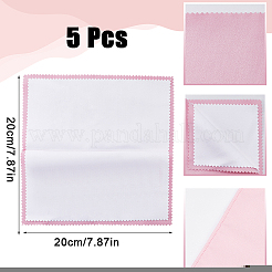5 Sheets 4 Layers Silver Polishing Cloth&nbsp;AJEW-SC0002-32