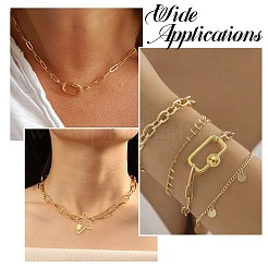 12Pcs 12 Styles 304 Stainless Steel Keychain Clasps Ion Plating(IP)&nbsp;STAS-CJ0003-29