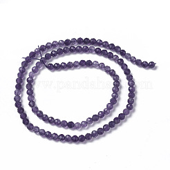 Natural Amethyst Beads Strands&nbsp;G-F596-13-2mm