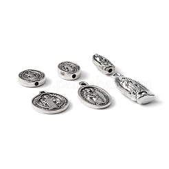 60Pcs 6 Style Tibetan Style Alloy Beads and Pendants&nbsp;TIBEB-TZ0001-01AS