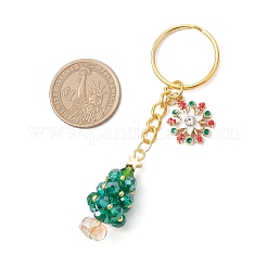 Christmas Tree with Snowflake Keychains&nbsp;KEYC-MZ00045-02