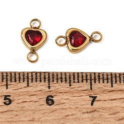 304 Stainless Steel Rhinestone Connector Charms&nbsp;RB-CBA3E99-01G