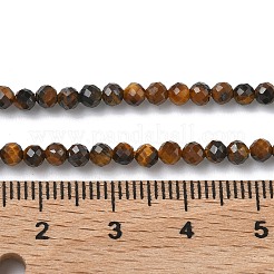 Natural Tiger Eye Beads Strands&nbsp;G-L651-C14-3mm