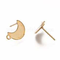 304 Stainless Steel Stud Earring Findings&nbsp;LS-STAS-I176-10G