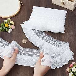 12 Yards Polyester Lace Ribbon&nbsp;OCOR-NB0002-84D