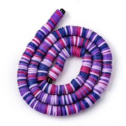 Handmade Polymer Clay Beads Strands&nbsp;CLAY-R089-6mm-T02B-28