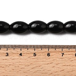 Natural Black Onyx Beads Strands&nbsp;G-F801-F02-03