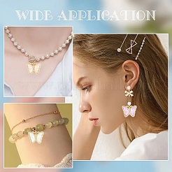 10Pcs Alloy Glass Pendants&nbsp;GLAA-YW0005-19