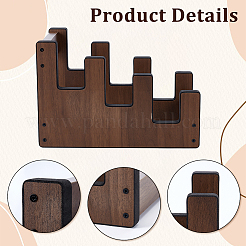 Plywood & Iron Guitar Shoulder Strap Holders&nbsp;AJEW-WH0609-755
