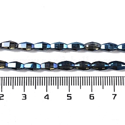 Electroplate Glass Beads Strands&nbsp;GLAA-Q101-03B-FR02
