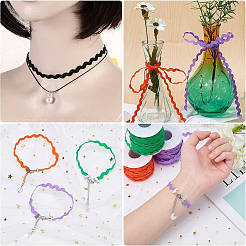 40M Polyester Wavy Fringe Trim Ribbon&nbsp;OCOR-GF0004-39P