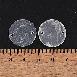 Natural Capiz Shell Connector Charms&nbsp;BSHE-S304-11