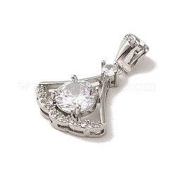 Micro Pave Cubic Zirconia Pendants&nbsp;KK-S351-01P-02