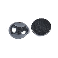 合成非磁性ヘマタイトカボション  半円  18x6~8mm&nbsp;G-T020-18mm-35