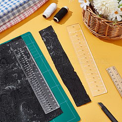 2Pcs 2 Styles Acrylic Rulers&nbsp;AJEW-WH0270-327