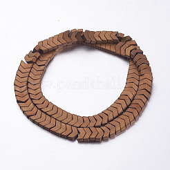 Electroplate Non-magnetic Synthetic Hematite Bead Strands&nbsp;G-F337-15-05