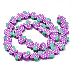 Handmade Polymer Clay Bead Strands&nbsp;X-CLAY-R069-01D-03
