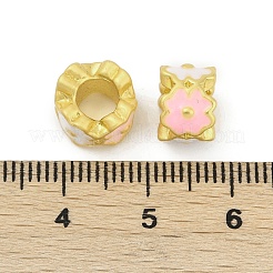 Alloy Enamel European Beads&nbsp;PALLOY-D369-21MG-02