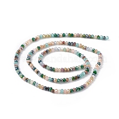 Electroplate Glass Beads Strands&nbsp;EGLA-I015-04B