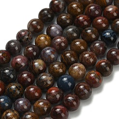 Natural Pietersite Beads Strands&nbsp;G-L642-B16-6mm