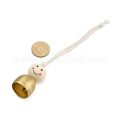 Brass Bell Hanging Ornaments&nbsp;HJEW-TA00309