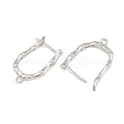 Brass Hoop Earring Findings&nbsp;KK-K340-39P
