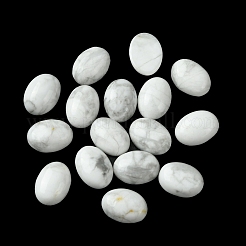 天然石ハウライトカボション  オーバル  8~8.5x6~6.5x2.5~3.5mm&nbsp;G-A094-01B-60