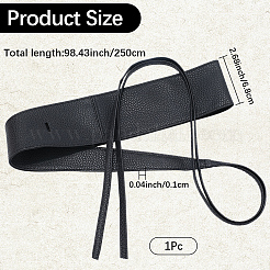 PU Leather Wide Elastic Corset Belts&nbsp;AJEW-WH20020-180
