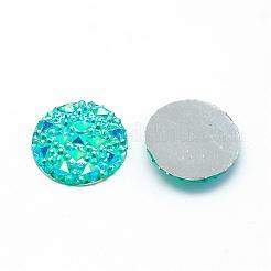 Resin Cabochons&nbsp;CRES-Q192-10mm-08AB